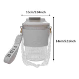 Maxbell Water Bottle Birthday Gift Reusable Coffee Mug for School Office Living Room White