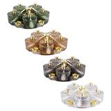 Maxbell Divided Serving Tray Stylish Luxury Condiment Box for Chocolates Nuts Sweets green