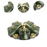 Maxbell Divided Serving Tray Stylish Luxury Condiment Box for Chocolates Nuts Sweets green