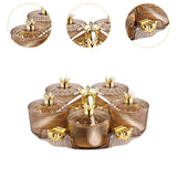 Maxbell Divided Serving Tray Stylish Luxury Condiment Box for Chocolates Nuts Sweets amber