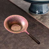 Maxbell Tea Strainer Rustproof Reusable Pure Titanium for Teacup Loose Leaf Tea Gift purple