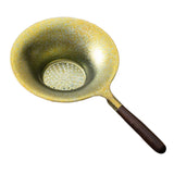 Maxbell Tea Strainer Rustproof Reusable Pure Titanium for Teacup Loose Leaf Tea Gift gold