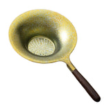 Maxbell Tea Strainer Rustproof Reusable Pure Titanium for Teacup Loose Leaf Tea Gift gold