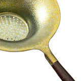 Maxbell Tea Strainer Rustproof Reusable Pure Titanium for Teacup Loose Leaf Tea Gift gold