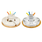 Maxbell Melt Hot Pot Bowl Set Fondue Pot Melting Pot Set for Chocolate Butter Cheese A