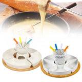 Maxbell Melt Hot Pot Bowl Set Fondue Pot Melting Pot Set for Chocolate Butter Cheese A