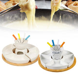 Maxbell Melt Hot Pot Bowl Set Fondue Pot Melting Pot Set for Chocolate Butter Cheese A
