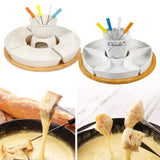 Maxbell Melt Hot Pot Bowl Set Fondue Pot Melting Pot Set for Chocolate Butter Cheese A