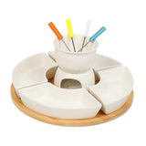 Maxbell Melt Hot Pot Bowl Set Fondue Pot Melting Pot Set for Chocolate Butter Cheese A