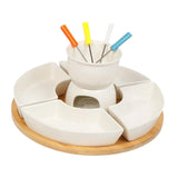 Maxbell Melt Hot Pot Bowl Set Fondue Pot Melting Pot Set for Chocolate Butter Cheese A