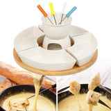 Maxbell Melt Hot Pot Bowl Set Fondue Pot Melting Pot Set for Chocolate Butter Cheese A