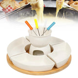 Maxbell Melt Hot Pot Bowl Set Fondue Pot Melting Pot Set for Chocolate Butter Cheese A