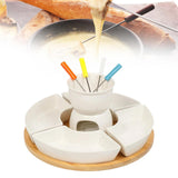 Maxbell Melt Hot Pot Bowl Set Fondue Pot Melting Pot Set for Chocolate Butter Cheese A