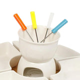 Maxbell Melt Hot Pot Bowl Set Fondue Pot Melting Pot Set for Chocolate Butter Cheese A