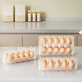 Maxbell Egg Holder for Fridge Egg Storage Egg Storage Rack for Cupboard Organization