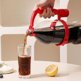 Maxbell Beverage Handle Cola Handle Soft Versatile Universal Beverage Pouring Handle red