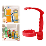 Maxbell Beverage Handle Cola Handle Soft Versatile Universal Beverage Pouring Handle red