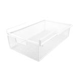 Maxbell Under Desk Organizer Mesh Basket Desk Hanging Drawer for Cabinet Home Office White