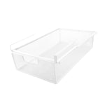 Maxbell Under Desk Organizer Mesh Basket Desk Hanging Drawer for Cabinet Home Office White