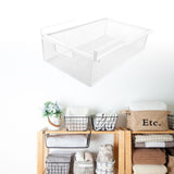 Maxbell Under Desk Organizer Mesh Basket Desk Hanging Drawer for Cabinet Home Office White