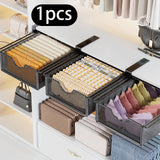Under Cabinet Hanging Drawer Mesh Closet Hanging Basket for Wardrobes Office Black