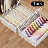 Under Cabinet Hanging Drawer Mesh Closet Hanging Basket for Wardrobes Office White