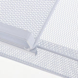 Maxbell Under Shelf Wire Basket Mesh Closet Hanging Basket for Office Wardrobes Home White
