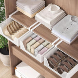 Maxbell Under Shelf Wire Basket Mesh Closet Hanging Basket for Office Wardrobes Home White