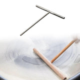 Maxbell Crepe Spreader Stainless Steel Crepe Tool for Restaurant Kitchen