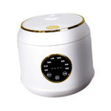 Digital Rice Cooker Auto Keep Warm 2L 7 Cooking Function for Pasta Eggs Soup white