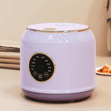 Digital Rice Cooker Auto Keep Warm 2L 7 Cooking Function for Pasta Eggs Soup purple