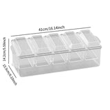 Maxbell Ice Cooled Condiment Serving Container Sturdy for Indoor Work Party Supplies