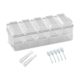 Maxbell Ice Cooled Condiment Serving Container Sturdy for Indoor Work Party Supplies
