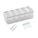 Maxbell Ice Cooled Condiment Serving Container Sturdy for Indoor Work Party Supplies
