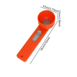 Maxbell Kitchen Funnel for Filling Bottles or Containers Filling Water Bottle Powder orange
