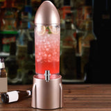 Beer Dispenser 3L Tabletop Drink Dispenser for Home Bar Festive Celebrations Rose Gold
