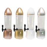 Beer Dispenser 3L Tabletop Drink Dispenser for Home Bar Festive Celebrations Rose Gold