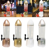 Beer Dispenser 3L Tabletop Drink Dispenser for Home Bar Festive Celebrations Rose Gold