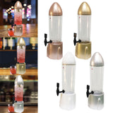 Beer Dispenser 3L Tabletop Drink Dispenser for Home Bar Festive Celebrations Rose Gold