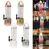 Beer Dispenser 3L Tabletop Drink Dispenser for Home Bar Festive Celebrations Rose Gold