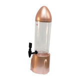Beer Dispenser 3L Tabletop Drink Dispenser for Home Bar Festive Celebrations Rose Gold