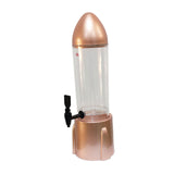 Beer Dispenser 3L Tabletop Drink Dispenser for Home Bar Festive Celebrations Rose Gold