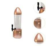 Beer Dispenser 3L Tabletop Drink Dispenser for Home Bar Festive Celebrations Rose Gold