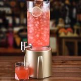 Beer Dispenser 3L Tabletop Drink Dispenser for Home Bar Festive Celebrations Rose Gold