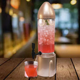 Beer Dispenser 3L Tabletop Drink Dispenser for Home Bar Festive Celebrations Rose Gold