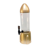 Beer Dispenser 3L Tabletop Drink Dispenser for Home Bar Festive Celebrations Gold