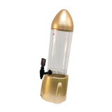 Beer Dispenser 3L Tabletop Drink Dispenser for Home Bar Festive Celebrations Gold