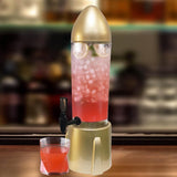 Beer Dispenser 3L Tabletop Drink Dispenser for Home Bar Festive Celebrations Gold