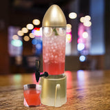 Beer Dispenser 3L Tabletop Drink Dispenser for Home Bar Festive Celebrations Gold