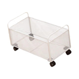 Maxbell Mesh Rolling File Cart with Wheels Rolling Organizer for Handbag Toys Office 38x30x30cm